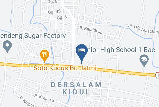 Kudus Regency - Salam Asri Hotel Maps