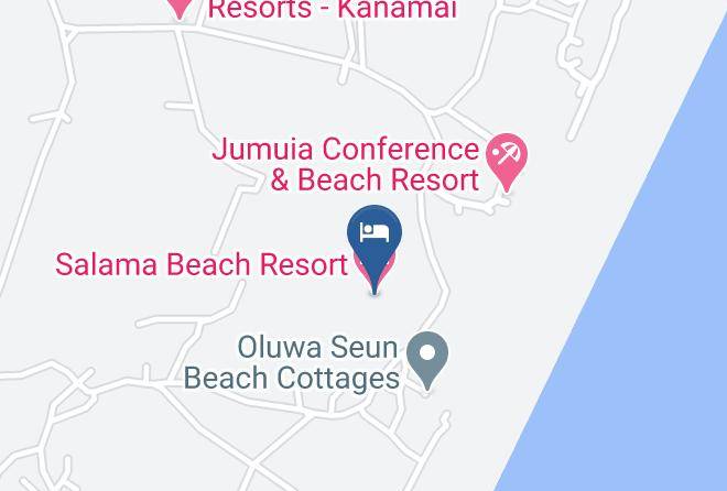 Kilifi - Salama Beach Resort Maps