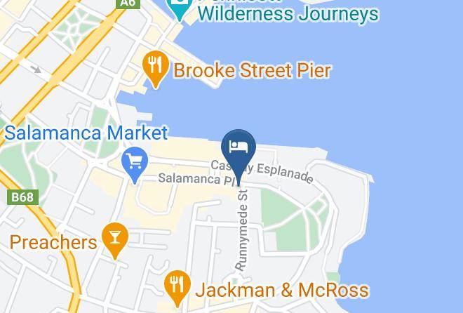 Hobart - Salamanca Terraces Maps