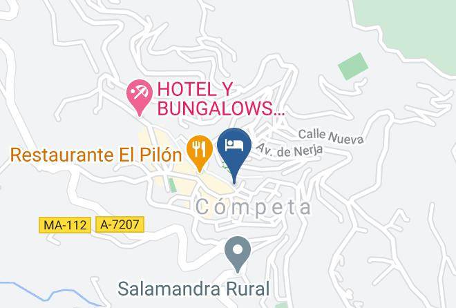 Salamandra Plaza B&b Competa Map