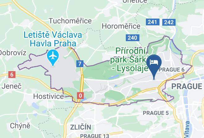 Prague - Penzion La Route Maps
