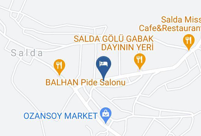 Yesilova - Salda Golu Maldivler Pansiyon Cafe Maps