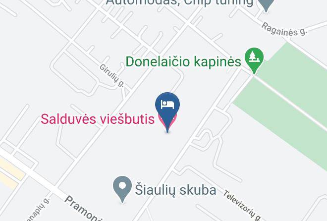 Siauliai - Salduves Viesbutis Maps