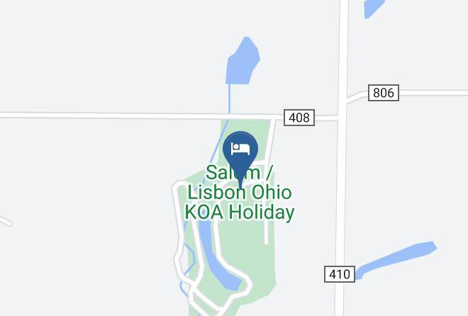 Columbiana - Salem Lisbon Ohio Koa Holiday Maps