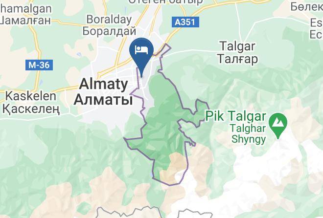 Almaty City - Salem On Dostyk Hotel Maps