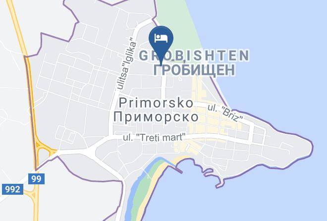 Primorsko - Hotel Salena Beach Maps
