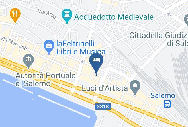 Salerno - B&b La Vie En Rose Maps