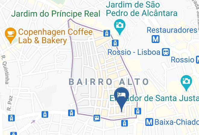 Lisbon - Salgadeiras Suites Maps