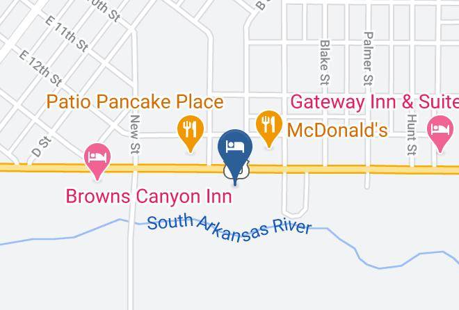Chaffee - Salida Hotel Maps