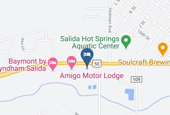 Salida Inn & Monarch Suites Map