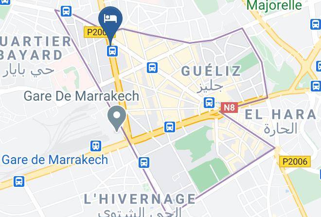 Marrakesh - Salim Al Koudia Rond Point Maps