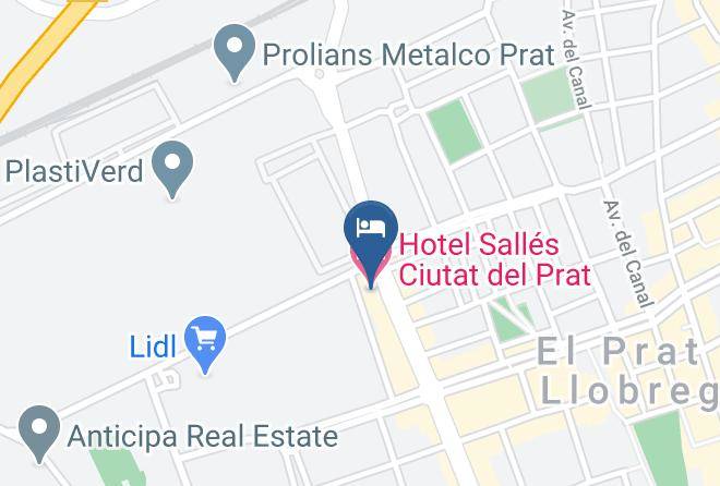 Barcelona - Hotel Salles Ciutat Del Prat Maps