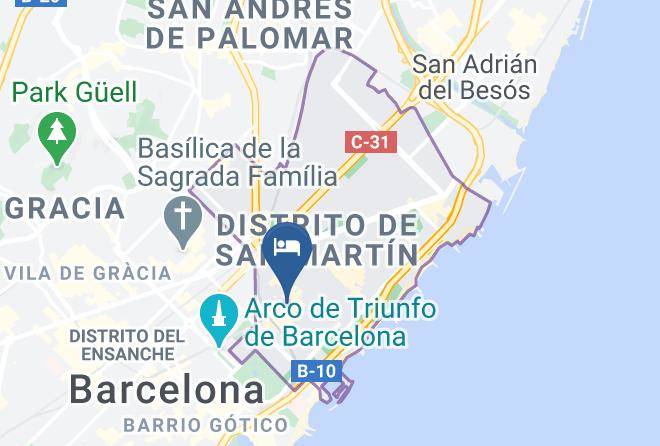 Barcelona - Hotel Salles Pere Iv Maps