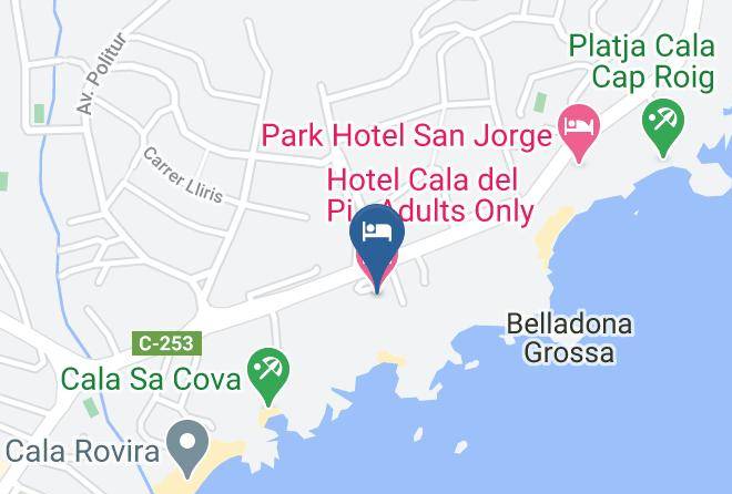 Girona - Hotel Cala Del Pi Maps
