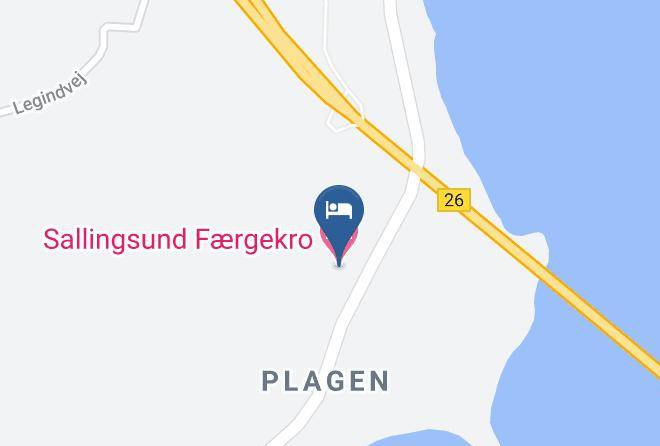 Sallingsund Faergekro Map
