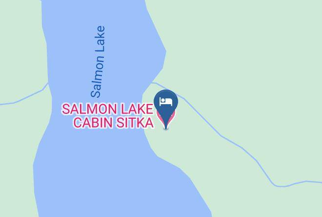 Salmon Lake Cabin Sitka Map