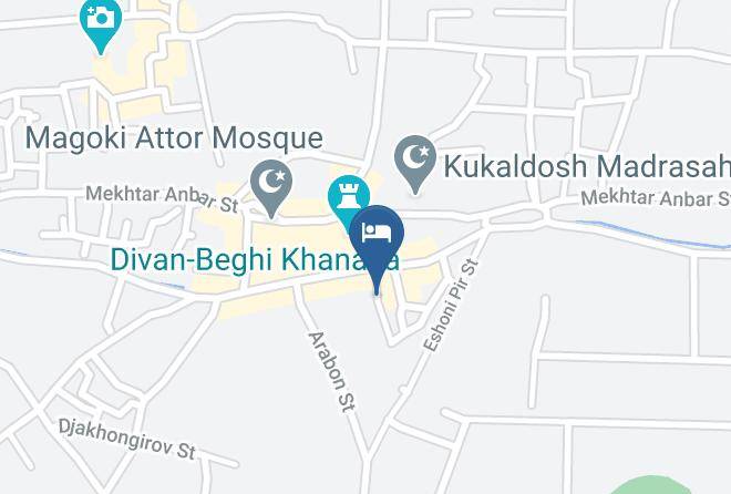 Bukhara - Salom Inn Maps