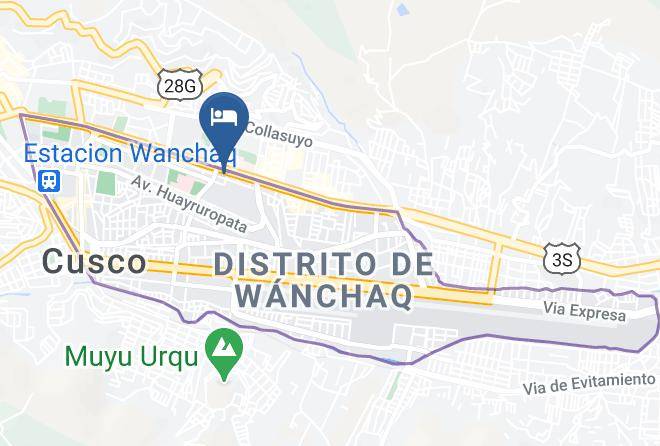 Wanchaq - Salones Del Inca Hotel Maps