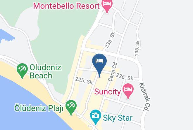 Fethiye - Salonika Suites Oludeniz Maps