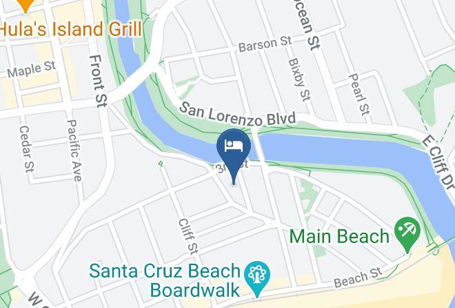 Santa Cruz - Salt Air Lodge Maps