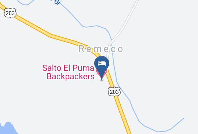 Valdivia Province - Salto El Puma Backpackers Maps