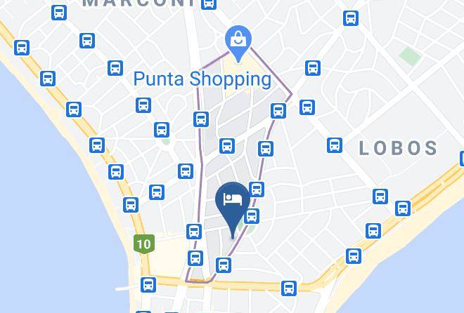 Punta Del Este - Salto Grande Hotel Maps