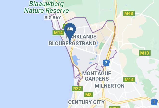 City Of Cape Town - Saltycrax Backpackers And Adventures Maps