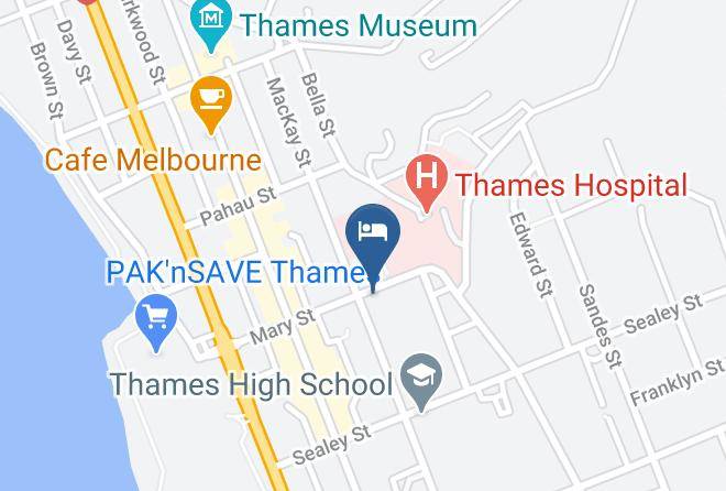 Thames Coromandel - Salutation Hotel Maps