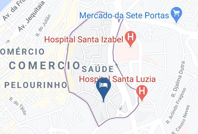 Salvador - Salvador Pousada Maps