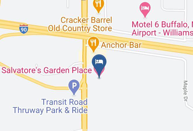 Salvatore's Garden Place Hotel Map