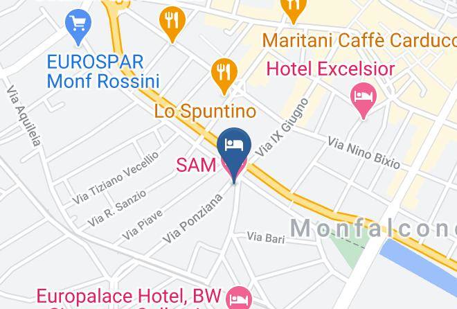Gorizia - Sam Hotel Maps