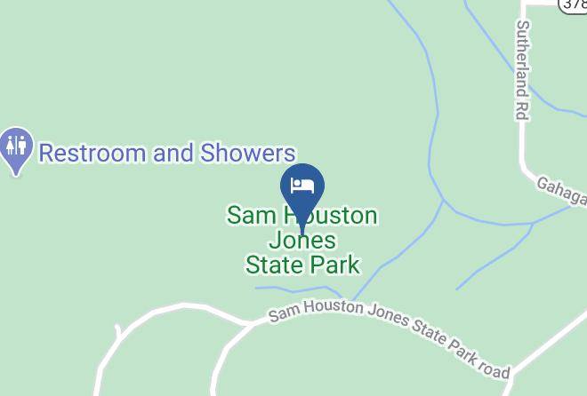 Sam Houston Jones State Park Map