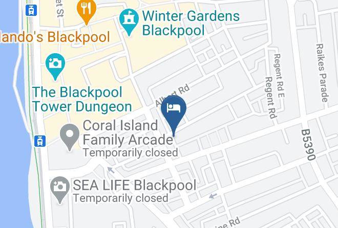 Blackpool - Sam Residence Hotel Maps