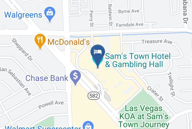 Clark - Sam's Town Hotel & Gambling Hall Maps