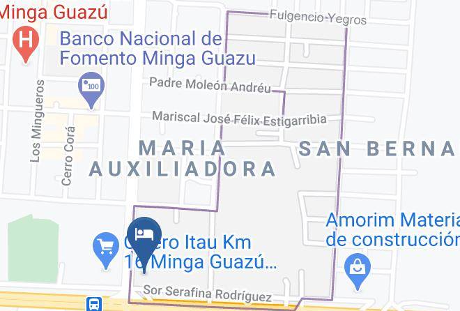 Minga Guazu - Sama Hotel Maps