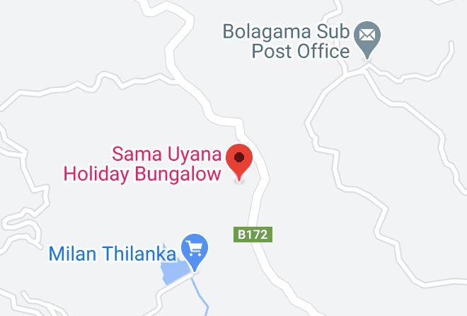 Kandy - Sama Uyana Holiday Bungalow Maps