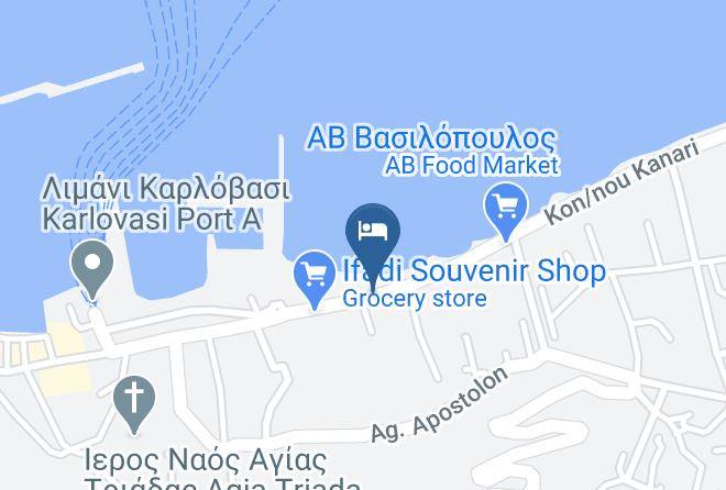 Samos - Samaina Inn Hotel Maps