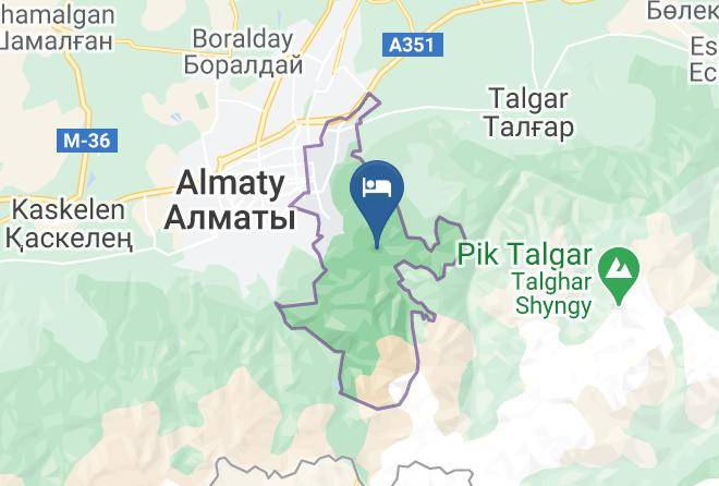 Almaty City - Samal Resort & Spa Maps