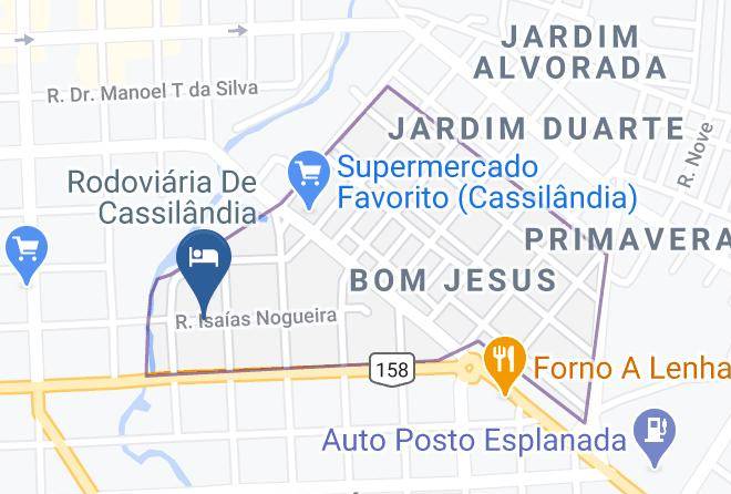 Cassilandia - Samambaia Hotel Maps