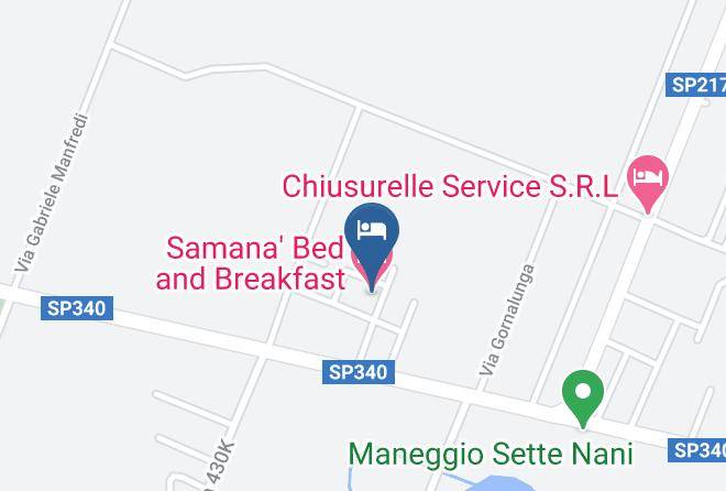 Lecce - Samana' Bed And Breakfast Maps