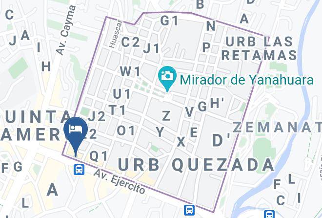 Yanahuara - Samana Hotel Maps