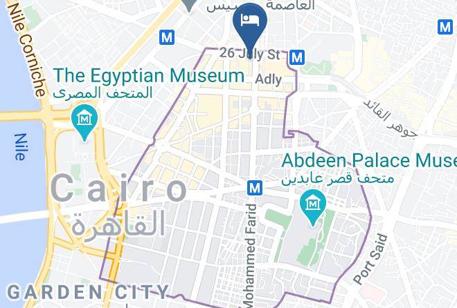 Cairo - Samar Palace Hotel Maps