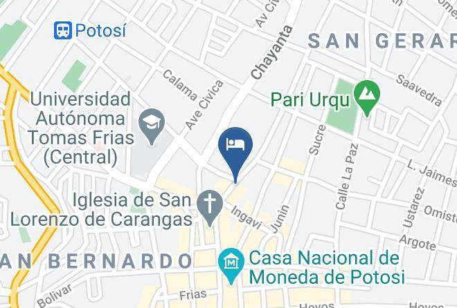 Tomas Frias - Samaricusun Hotel Maps