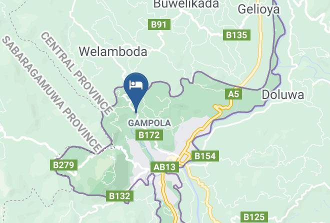 Kandy - Samauyana Holiday Bungalow Maps