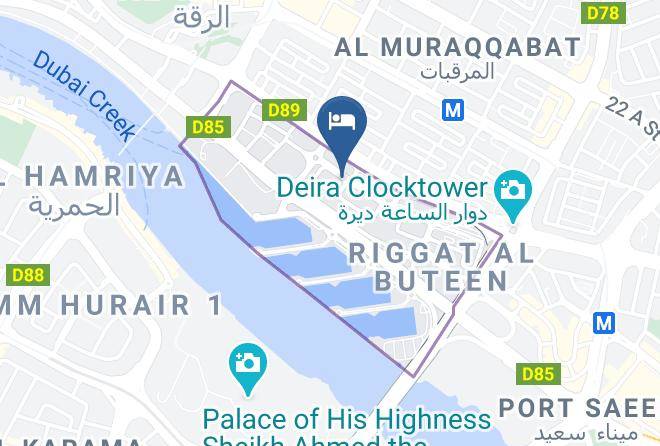 Dubai - Samaya Hotel Deira Maps