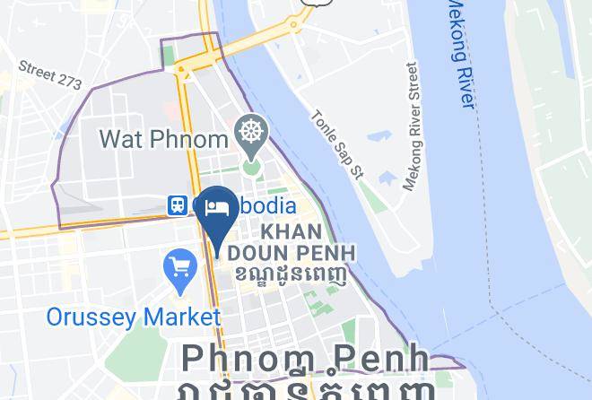 Doun Penh - Sambath Phal I Hotel Maps