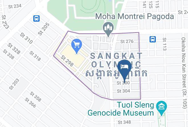 Chamkar Mon - Sambo Hotel Maps