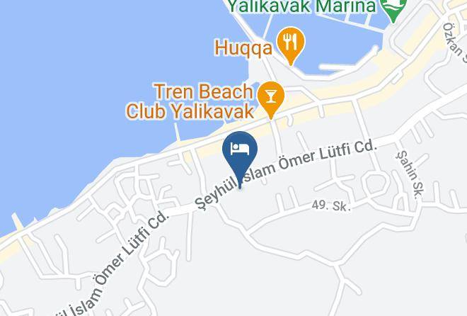 Bodrum - Samdan Hotel Maps
