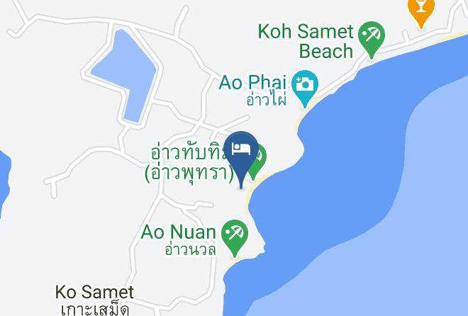 Amphoe Mueang Rayong - Samed Tubtim Resort Ao Tubtim Maps