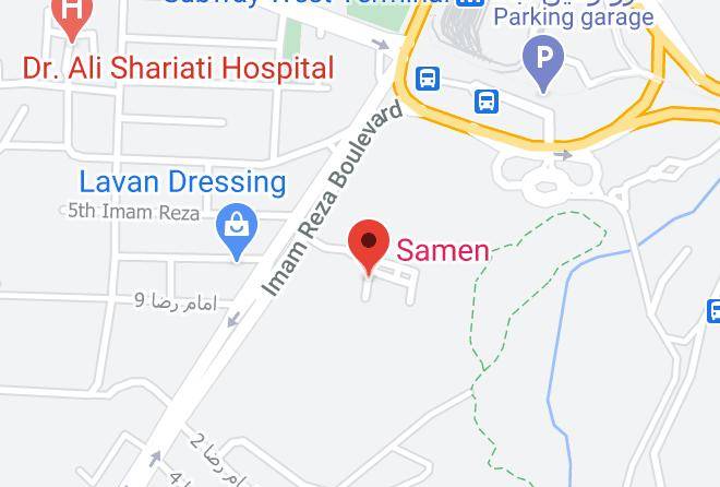 Birjand - Samen Hotel Maps